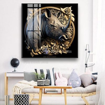 File gốc Tranh 12 con giáp FTCG834 (in lụa) cao cấp