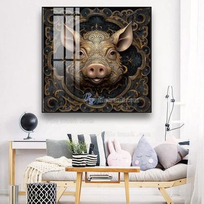 Ảnh gốc Tranh 12 con giáp FTCG859 (siêu chi tiết) để in ấn