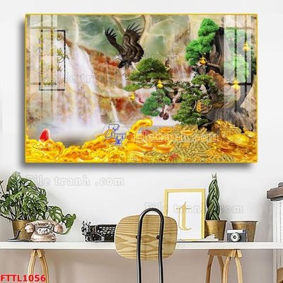 File tranh File tranh chậu mai bonsai FTTL1056 (bản gốc) trang trí văn phòng