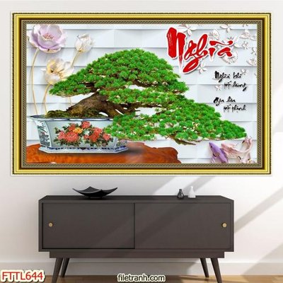 Tải về file tranh gốc File tranh chậu mai bonsai FTTL644 (để in quảng cáo)