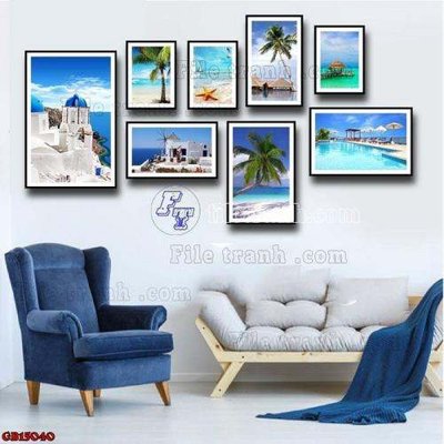 Tải file File gốc in bộ tranh decor treo tráng gương canvas GB15040 (gốc) làm file in ấn
