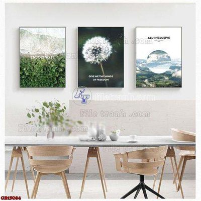 File PSD File gốc in bộ tranh decor treo tráng gương canvas GB15084 (gốc) nhiều lớp (multi-layer)