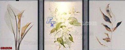 Download file gốc File gốc in bộ tranh decor treo tráng gương canvas GB15138 (in lụa) hoa lá