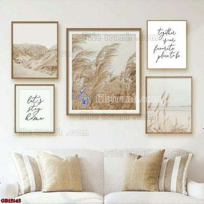 File gốc File gốc in bộ tranh decor treo tráng gương canvas GB15143 (phong cách) cổ điển