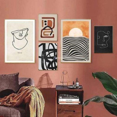 File tranh File gốc in bộ tranh decor treo tráng gương canvas GB15154 (ảnh gốc) in trần xuyên sáng