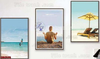 File in mica File gốc in bộ tranh decor treo tráng gương canvas GB15192 (bản gốc) siêu trong