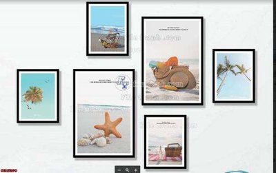 File gốc File gốc in bộ tranh decor treo tráng gương canvas GB15290 (AI/EPS) cho in ấn