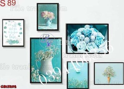 File tranh File gốc in bộ tranh decor treo tráng gương canvas GB15292 (bản gốc) treo quán cafe