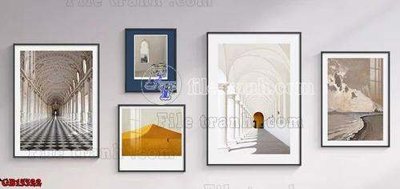 File gốc File gốc in bộ tranh decor treo tráng gương canvas GB15322 (in mica) cắt laser
