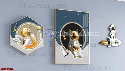 Tải file File gốc in bộ tranh decor treo tráng gương canvas GB15328 (gốc) làm file thiết kế