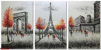 File gốc File gốc in bộ tranh decor treo tráng gương canvas GB15348 (in tráng gương) sang trọng