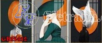 Hình ảnh file gốc File gốc in bộ tranh decor treo tráng gương canvas GB15412 (chất lượng cao)