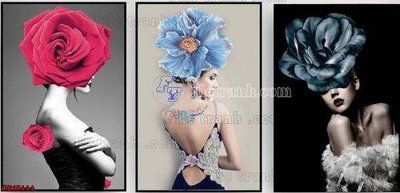 Hình ảnh file gốc in trần nhà File gốc in bộ tranh decor treo tráng gương canvas GB15444