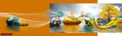 Tải file gốc in lụa File gốc in bộ tranh decor treo tráng gương canvas GB15489 siêu nét