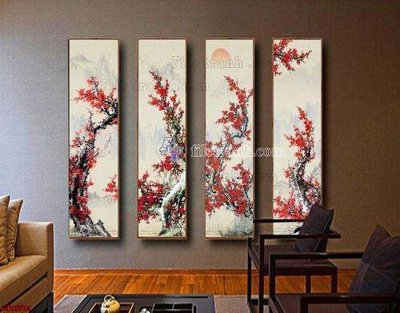 File gốc File gốc in bộ tranh decor treo tráng gương canvas GB15501 (in tráng gương) nghệ thuật