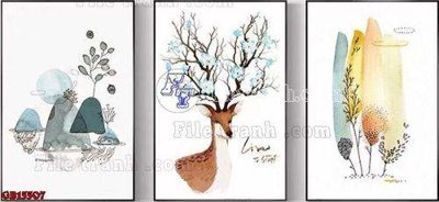 Tải file File gốc in bộ tranh decor treo tráng gương canvas GB15507 (ảnh gốc) in tranh kính