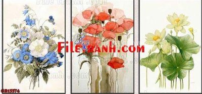File tranh quảng cáo File gốc in bộ tranh decor treo tráng gương canvas GB15574 (file gốc) chuyên nghiệp