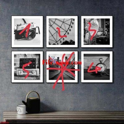 File gốc File gốc in bộ tranh decor treo tráng gương canvas GB15578 (trang trí) phòng làm việc