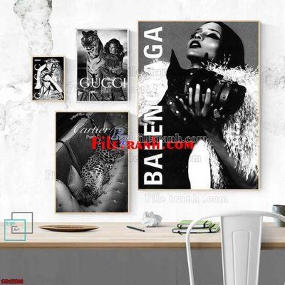 File in trần File gốc in bộ tranh decor treo tráng gương canvas GB15588 (bản gốc) trời sao