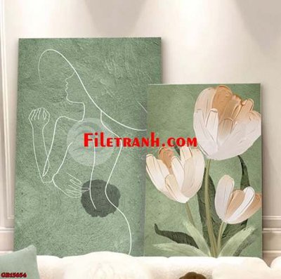 File gốc File gốc in bộ tranh decor treo tráng gương canvas GB15654 (ảnh rõ nét) để in