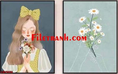 Tải file File gốc in bộ tranh decor treo tráng gương canvas GB15656 (gốc) chủ đề tôn giáo