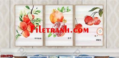 File in mica File gốc in bộ tranh decor treo tráng gương canvas GB15752 (ảnh gốc) đẹp
