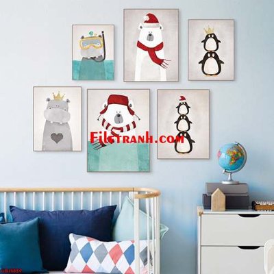 File gốc File gốc in bộ tranh decor treo tráng gương canvas GB15829 (PNG) không nền chất lượng