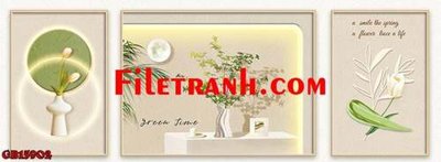 Tải file File gốc in bộ tranh decor treo tráng gương canvas GB15902 (gốc) chủ đề tâm linh