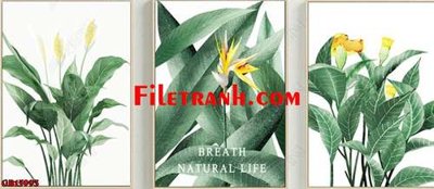 File gốc File gốc in bộ tranh decor treo tráng gương canvas GB15993 (trang trí) phòng trẻ em