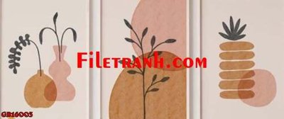 File tranh trang trí File gốc in bộ tranh decor treo tráng gương canvas GB16003 (tải file gốc)
