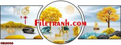 Tải file File gốc in bộ tranh decor treo tráng gương canvas GB16006 (gốc) làm tranh trang trí