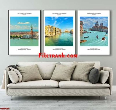Tải file File gốc in bộ tranh decor treo tráng gương canvas GB16034 (gốc) làm file in ấn