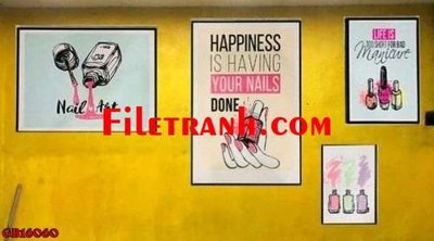 File in mica File gốc in bộ tranh decor treo tráng gương canvas GB16060 (bản gốc) siêu trong