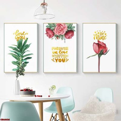 Ảnh gốc file in lụa File gốc in bộ tranh decor treo tráng gương canvas GB16106 chi tiết