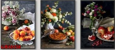 File PSD File gốc in bộ tranh decor treo tráng gương canvas GB16138 (gốc) cho designer