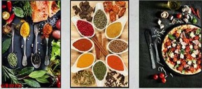 File gốc File gốc in bộ tranh decor treo tráng gương canvas GB16151 cho in ấn và thiết kế