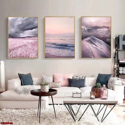 Hình ảnh gốc File gốc in bộ tranh decor treo tráng gương canvas GB16342 (để in khổ lớn)