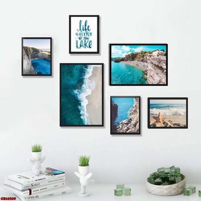 File gốc in ấn File gốc in bộ tranh decor treo tráng gương canvas GB16369 độ phân giải cao