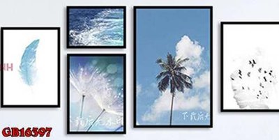Download file File gốc in bộ tranh decor treo tráng gương canvas GB16397 (chuẩn in) chất lượng cao