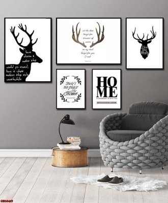 File gốc File gốc in bộ tranh decor treo tráng gương canvas GB16415 (in lụa) chi tiết cao