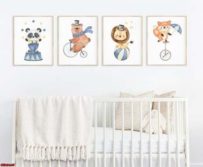 File gốc File gốc in bộ tranh decor treo tráng gương canvas GB16445 (PNG) không nền chất lượng