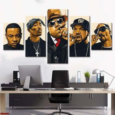 Tải file File gốc in bộ tranh decor treo tráng gương canvas GB16491 (ảnh gốc) độ phân giải 300dpi