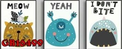 File PSD File gốc in bộ tranh decor treo tráng gương canvas GB16499 (gốc) cho in quảng cáo