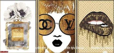 File in trần File gốc in bộ tranh decor treo tráng gương canvas GB16510 (bản gốc) trời sao