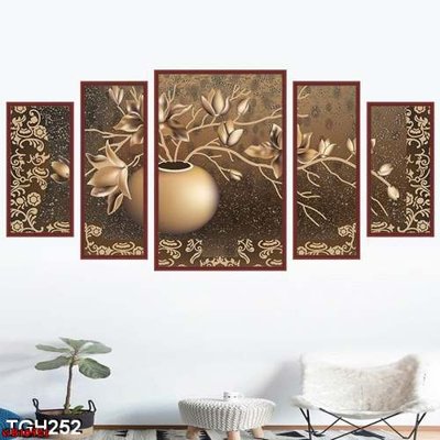 File gốc File gốc in bộ tranh decor treo tráng gương canvas GB16521 (in tráng gương) nghệ thuật