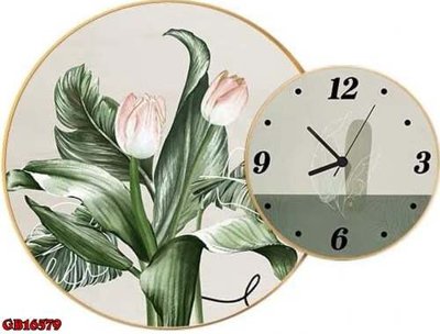 File tranh File gốc in bộ tranh decor treo tráng gương canvas GB16579 (file gốc) chủ đề phong thủy