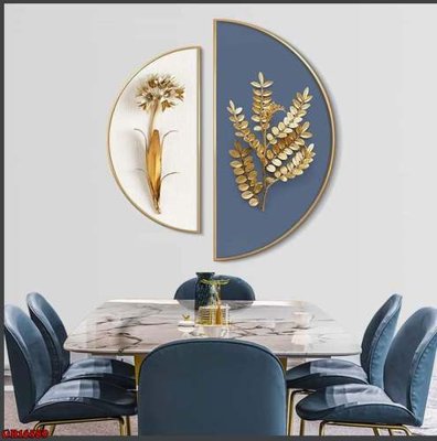 Download file gốc File gốc in bộ tranh decor treo tráng gương canvas GB16589 (in lụa) hoa lá