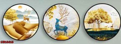 File gốc File gốc in bộ tranh decor treo tráng gương canvas GB16616 (AI/EPS) cho in ấn