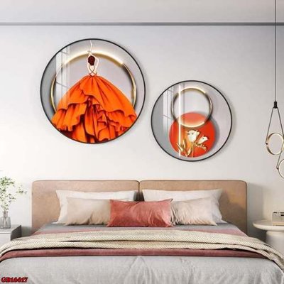 File tranh File gốc in bộ tranh decor treo tráng gương canvas GB16617 (gốc) in vải canvas