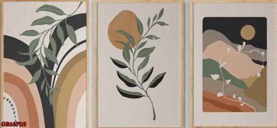 Tệp tin gốc File gốc in bộ tranh decor treo tráng gương canvas GB16703 (dùng cho in) File gốc in bộ tranh decor treo tráng gương canvas GB16703